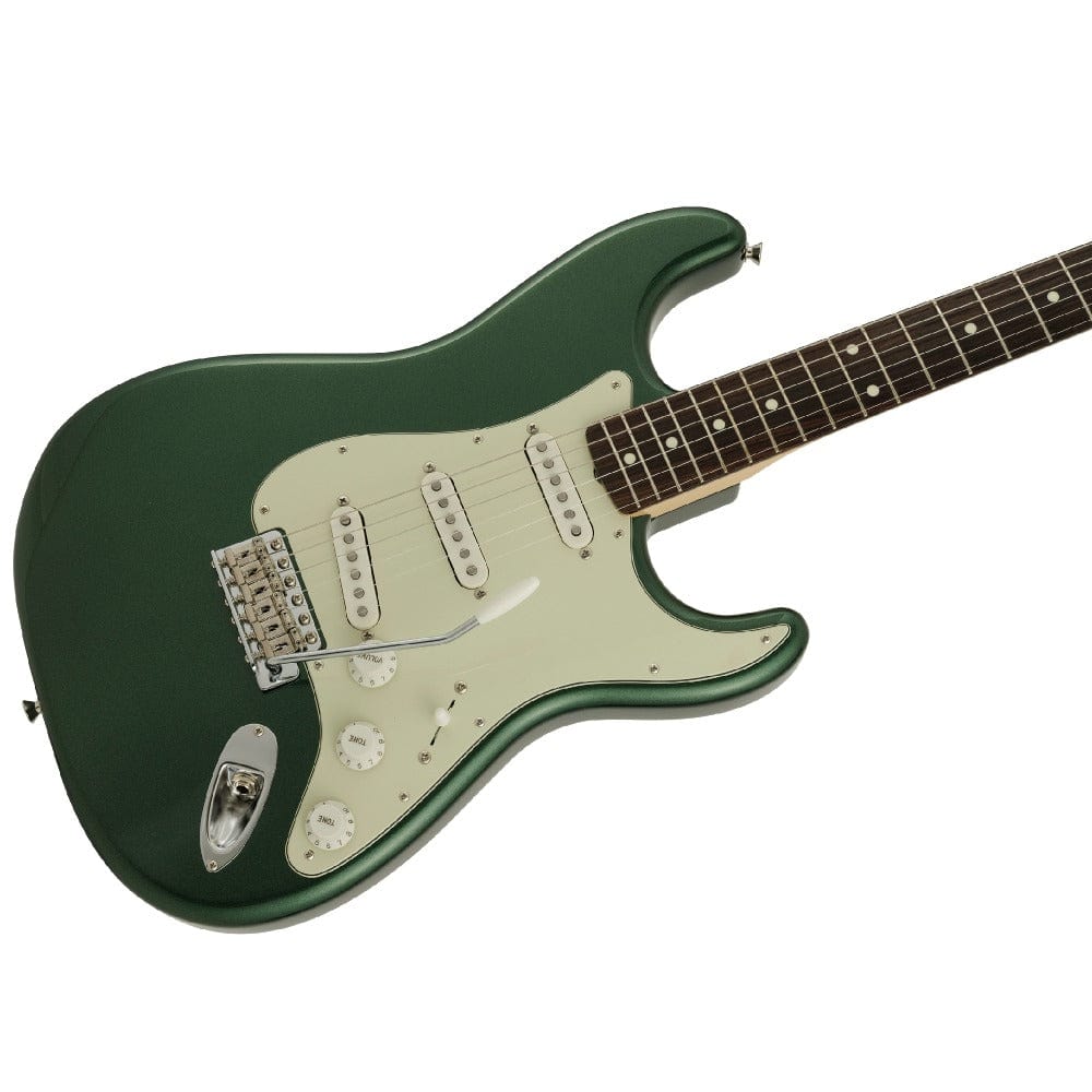 fender electric guitars fender traditional '60s stratocaster 6 string electric guitar    #color_aged-sherwood-green-metallic
