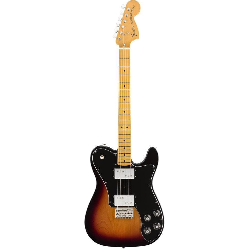 fender electric guitars fender vintera '70s telecaster deluxe electric guitar - 3-color sunburst #color_3-color-sunburst