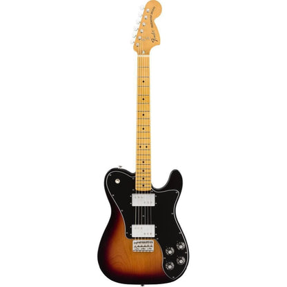 fender electric guitars fender vintera '70s telecaster deluxe electric guitar - 3-color sunburst #color_3-color-sunburst