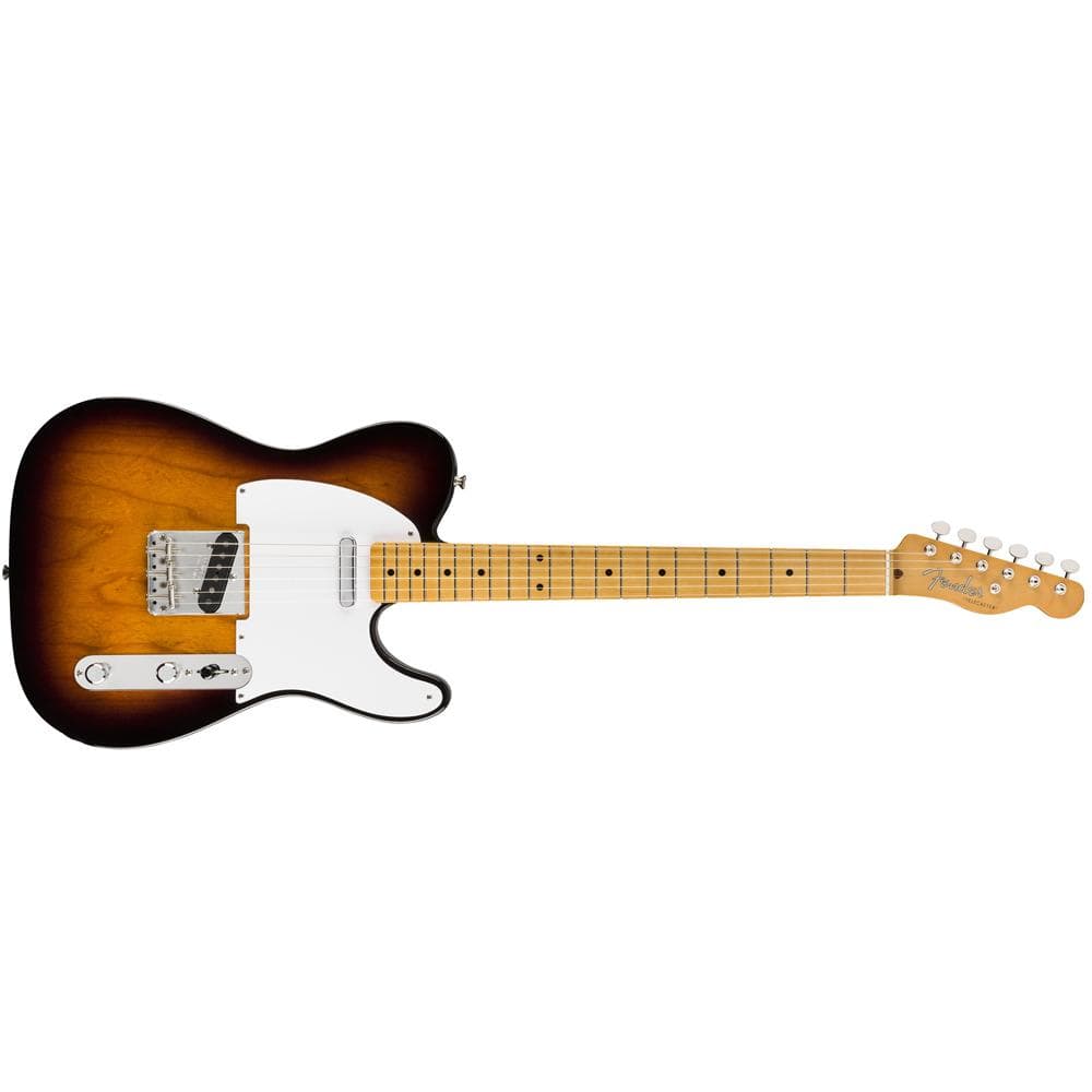 fender electric guitars fender vintera series 50s telecaster 6 string electric guitar - 2 color sunburst