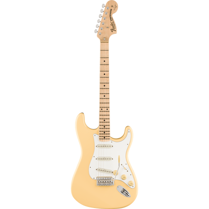 Fender Electric Guitars Fender Yngwie Malmsteen Stratocaster Electric Guitar, Scalloped Maple Fingerboard, Vintage White