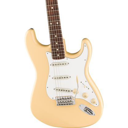 Fender Electric Guitars Fender Yngwie Malmsteen Stratocaster Electric Guitar, Scalloped Rosewood Fingerboard, Vintage White