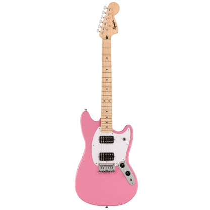 Fender Electric Guitars Flash Pink / Maple / Single Fender Squier Sonic Mustang HH 6 String Electric Guitar