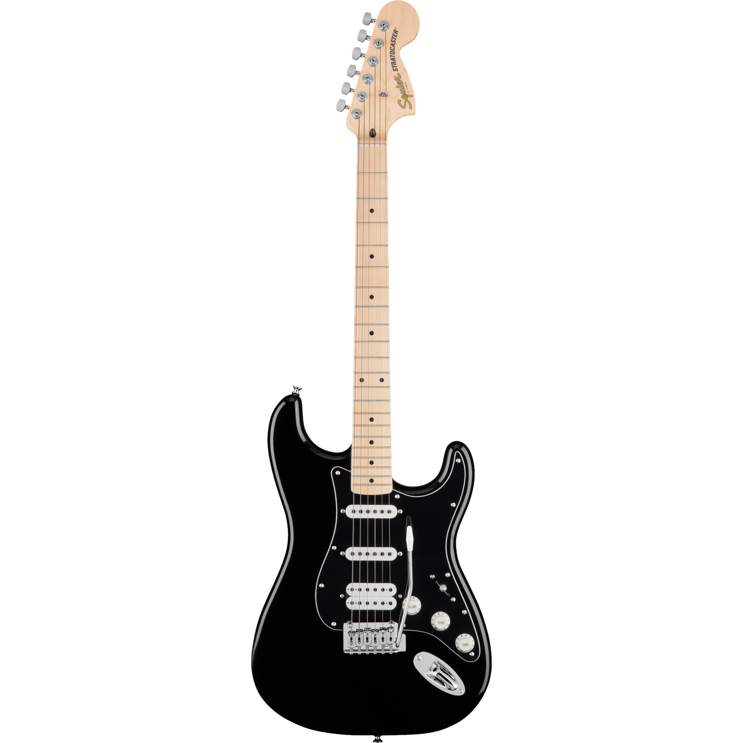 Fender Electric Guitars FSR Black / Maple Fender Affinity Series Stratocaster HSS 6 String Electric Guitar #color_fsr-black,fingerboard_maple