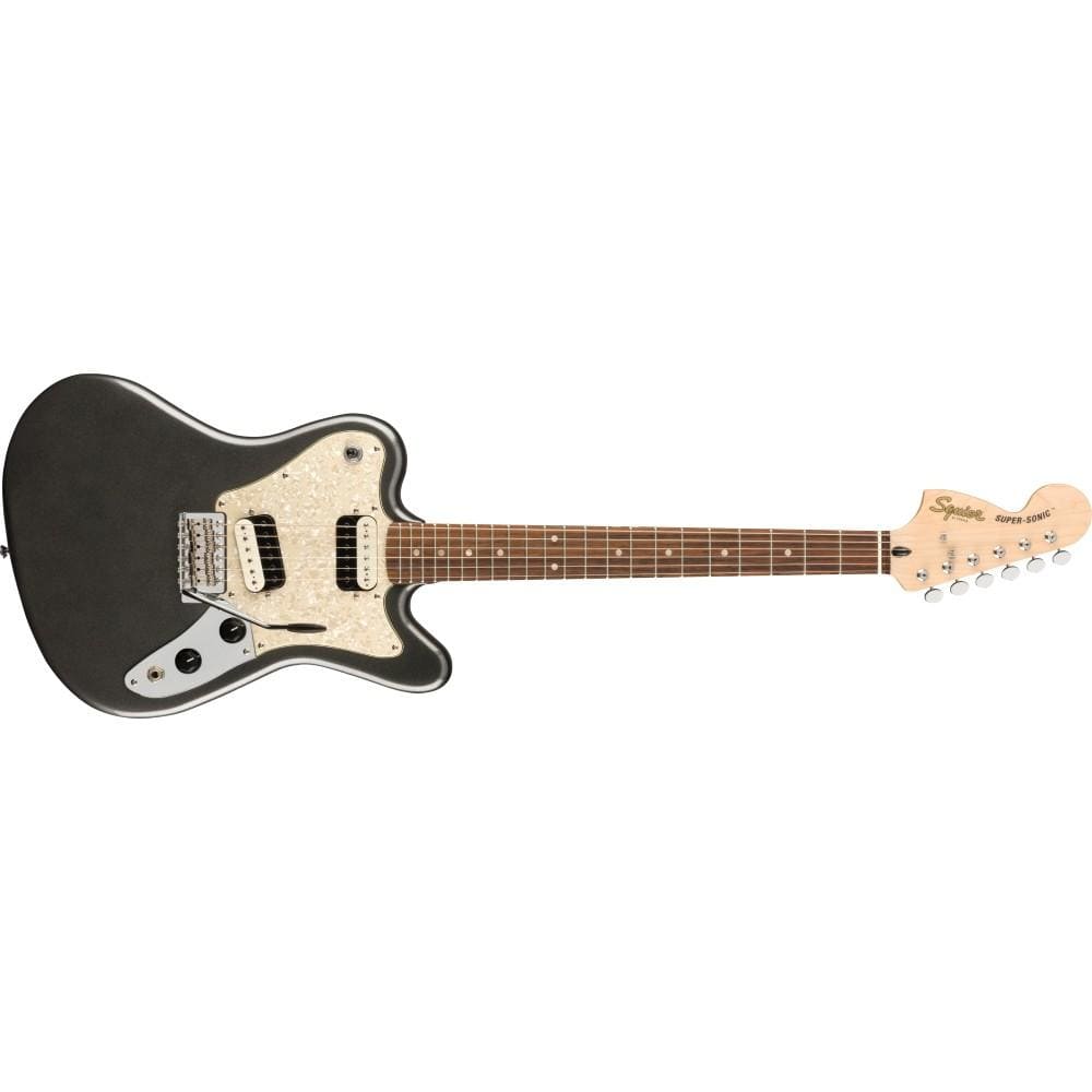 fender electric guitars graphite metallic fender paranormal super sonic 6-strings electric guitar      
