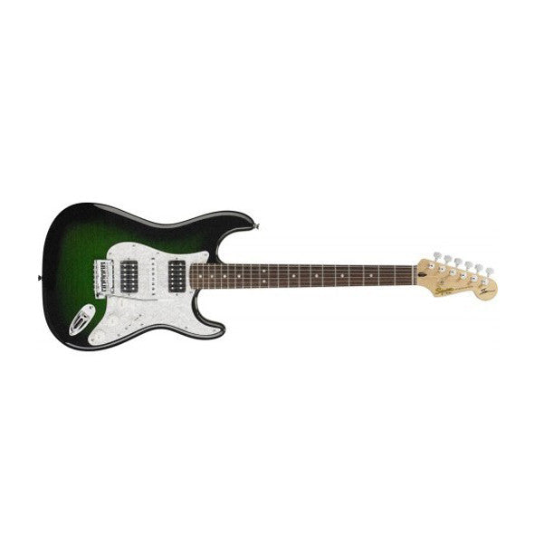 fender electric guitars green fender squier ehsaan noorani stratocaster electric guitar  #color_green
