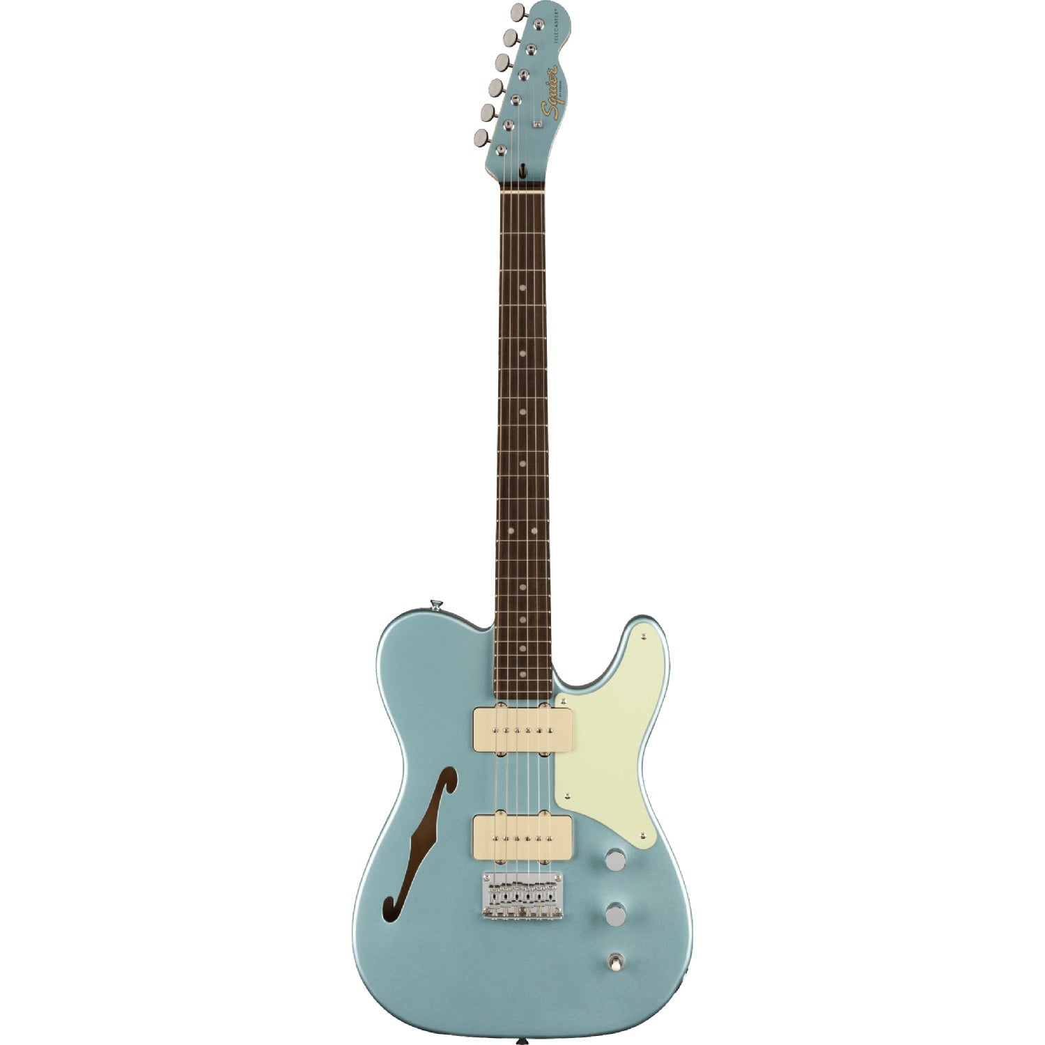 Fender Electric Guitars Ice Blue Metallic Fender Paranormal Cabronita Telecaster Thinline 6 String Electric Guitar 