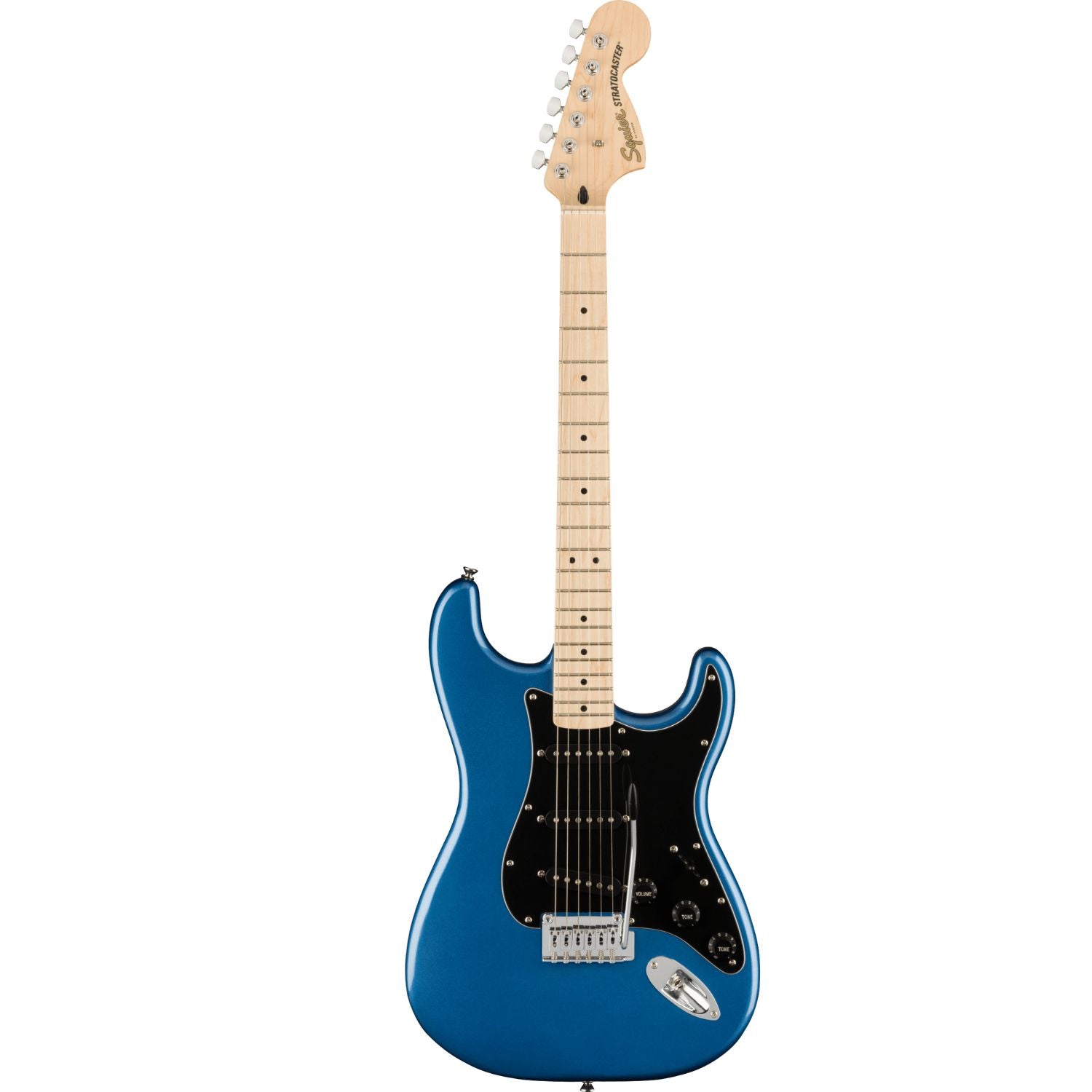 Fender Electric Guitars Lake Placid Blue / Maple Fender Squier Affinity Series Stratocaster Electric Guitar