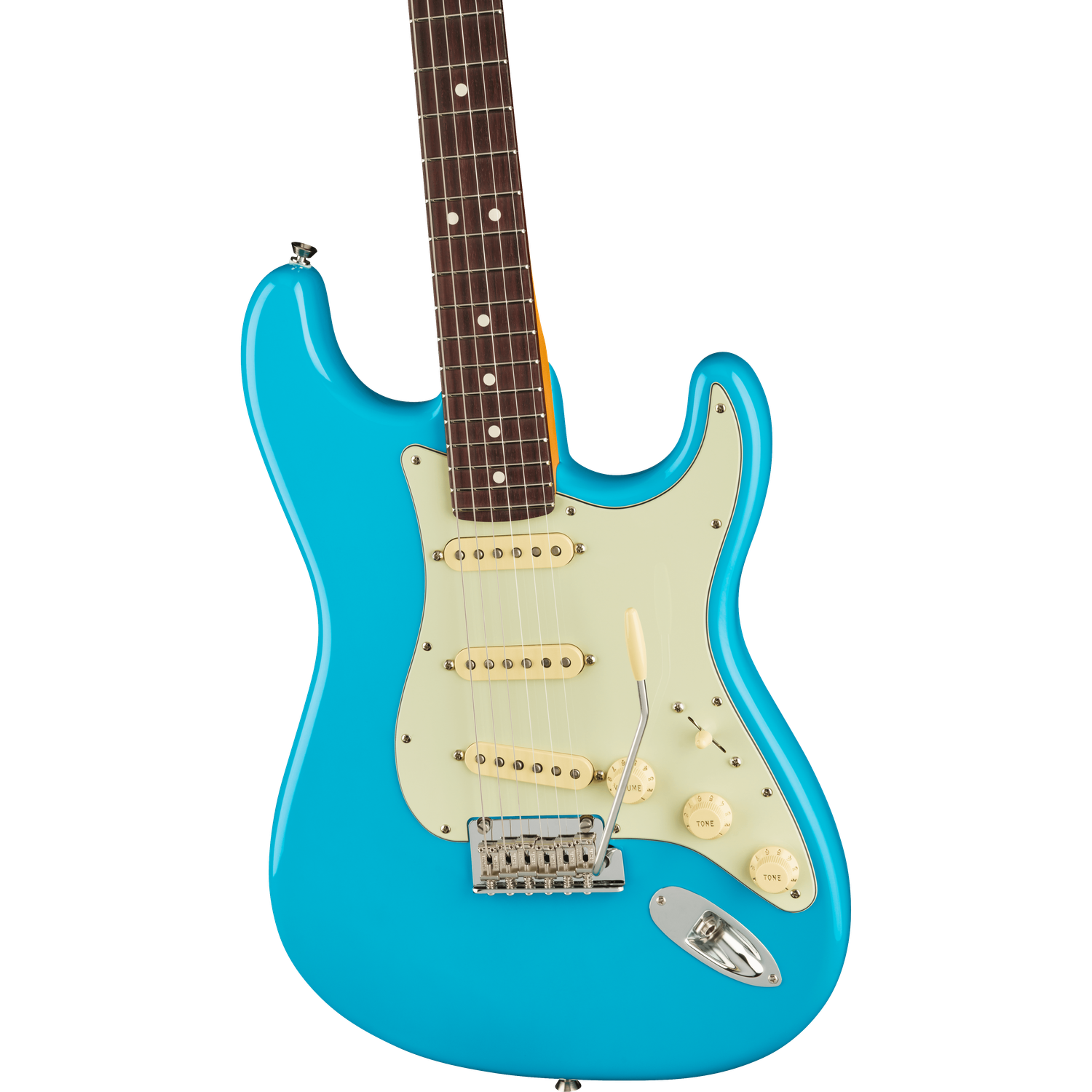 Fender Electric Guitars Miami Blue Fender American Professional II Stratocaster Electric Guitar - Miami Blue