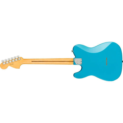 fender electric guitars miami blue fender american professional ii telecaster deluxe 6 string electric guitar - miami blue   