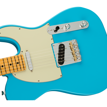 Fender Electric Guitars Miami Blue Fender American Professional II Telecaster Electric Guitar - Miami Blue
