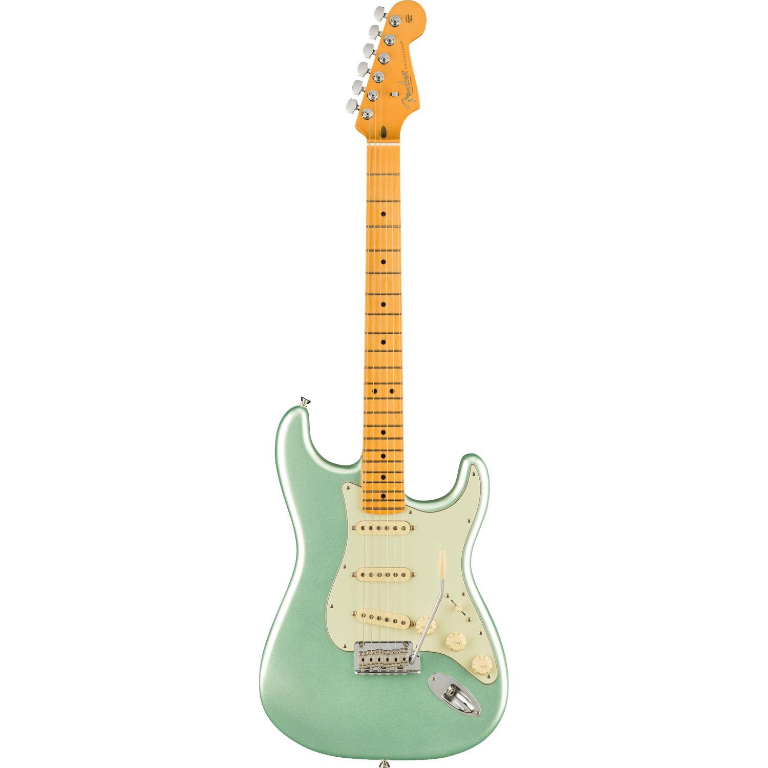 Fender Electric Guitars Mystic Surf Green Fender American Professional II SSS Stratocaster Electric Guitar