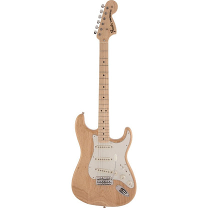 fender electric guitars natural fender traditional '70s stratocaster 6 string electric guitar     
