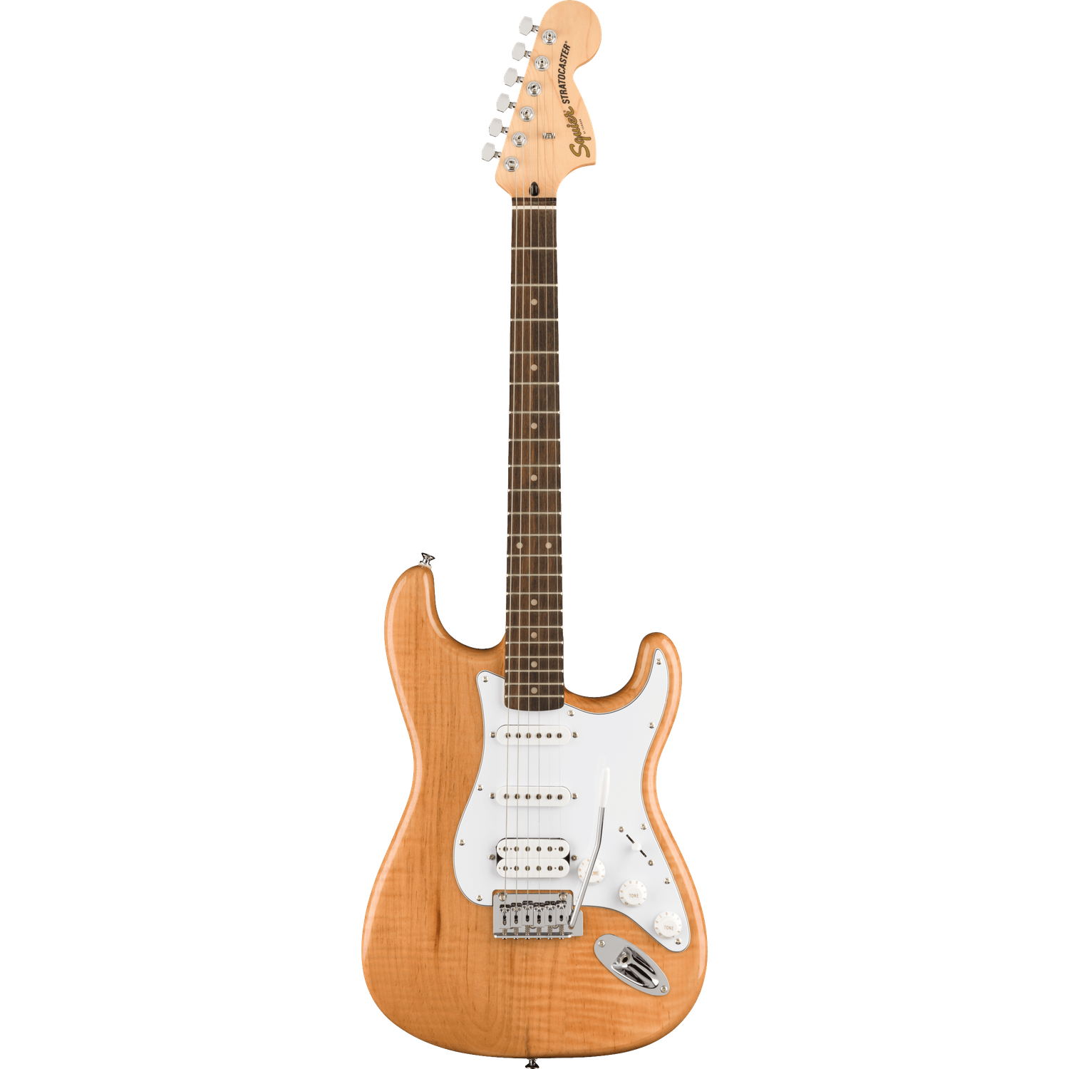 Fender Electric Guitars Natural / Indian Laurel Fender Affinity Series Stratocaster HSS 6 String Electric Guitar #color_natural,fingerboard_indian-laurel