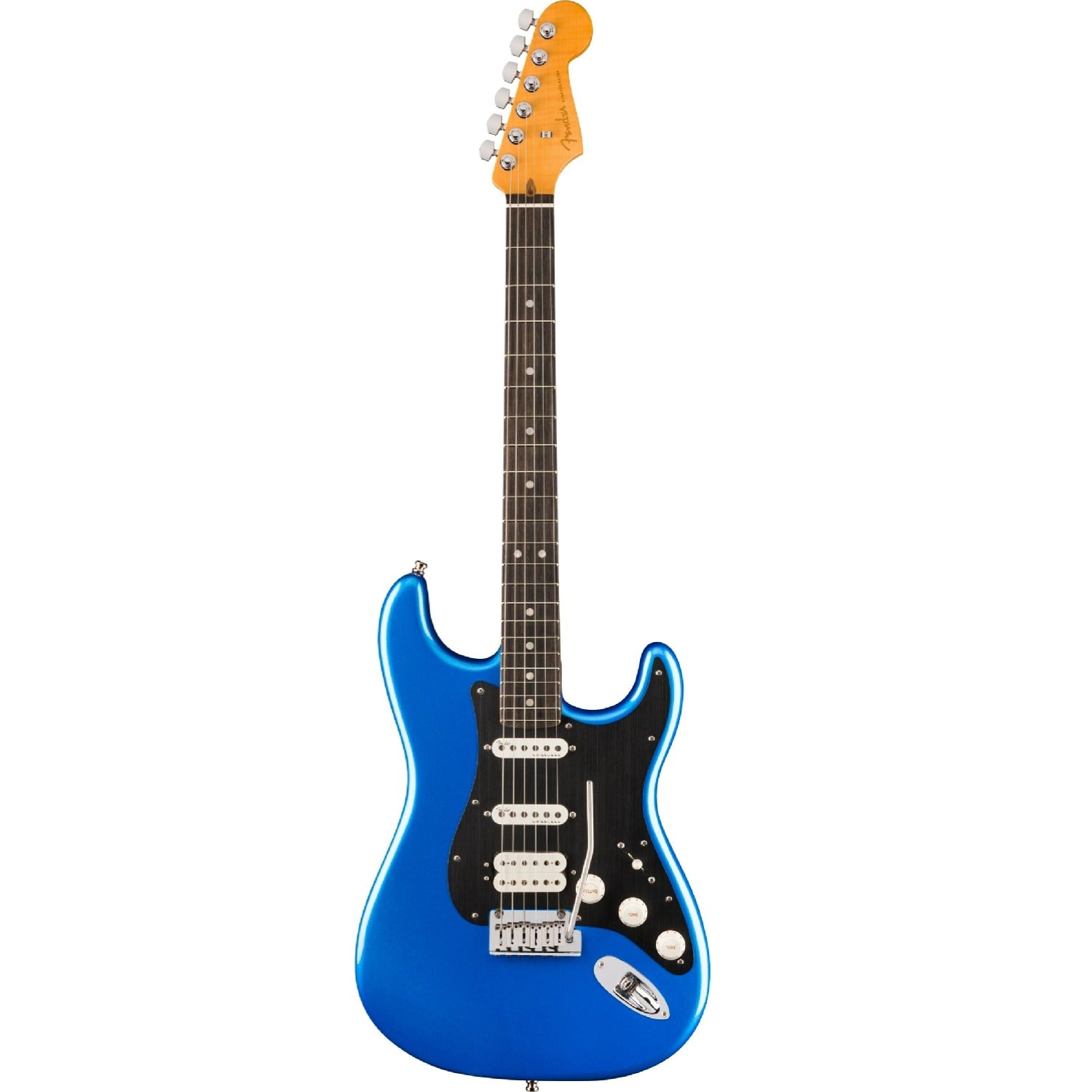 Fender Electric Guitars Noble Blue / HSS / Ebony Fender American Ultra II Stratocaster 6 String Electric Guitar