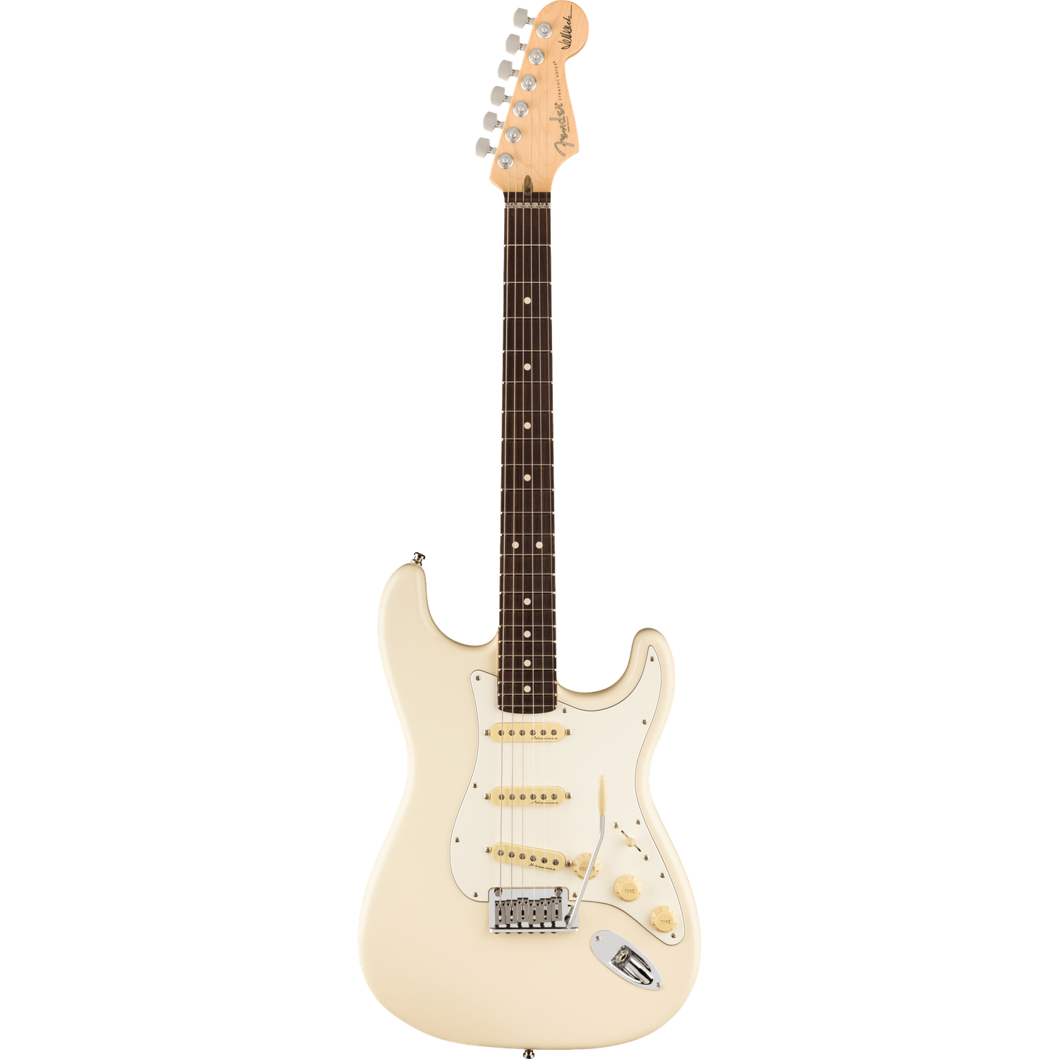Fender Electric Guitars Olympic white Fender Jeff Beck Stratocaster Rosewood Electric Guitar