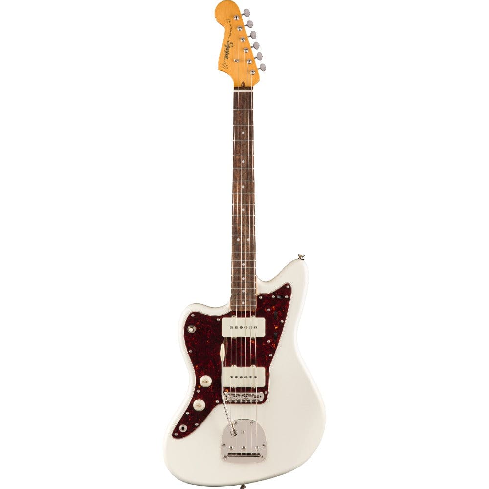 Fender Electric Guitars Olympic White / Left Handed Fender Squier Classic Vibe '60s Jazzmaster 6 string Electric Guitar