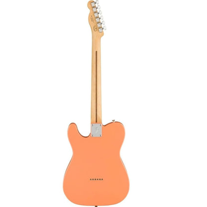 fender electric guitars pacific peach fender limited edition player telecaster 6 string electric guitar  