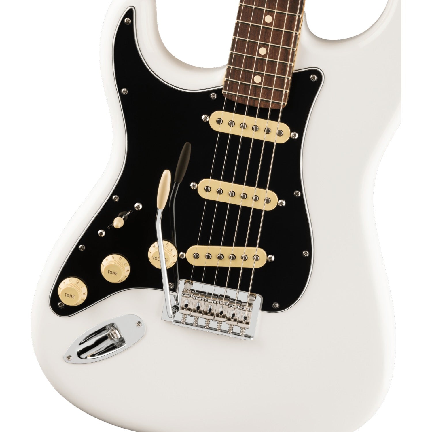Fender Electric Guitars Polar White Fender Player II Stratocaster 6 String Electric Guitar - Left Handed
