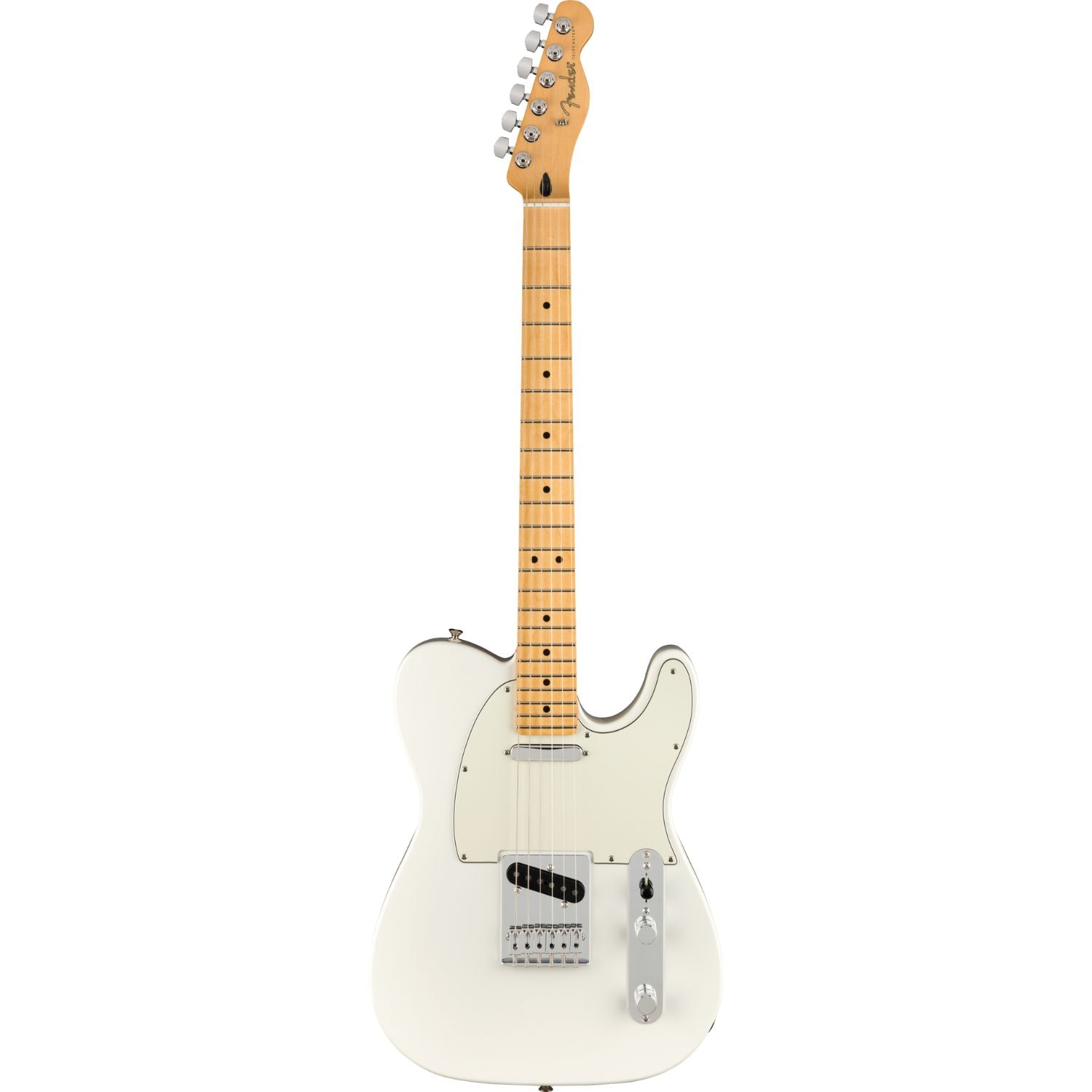 Fender Electric Guitars Polar White / Maple Fender Player Telecaster 6 String Electric Guitar