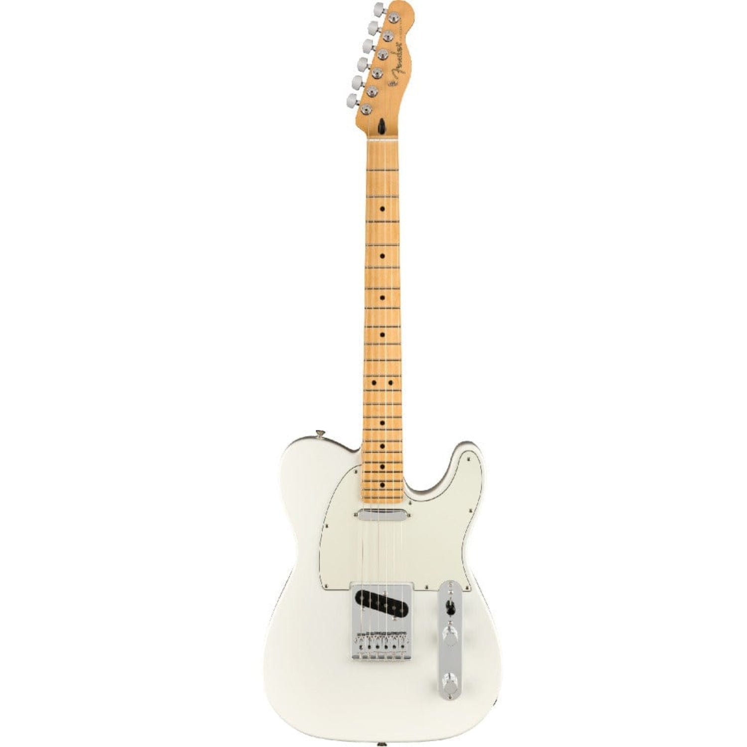 Fender Electric Guitars Polar White / Maple Fender Player Telecaster 6 String Electric Guitar