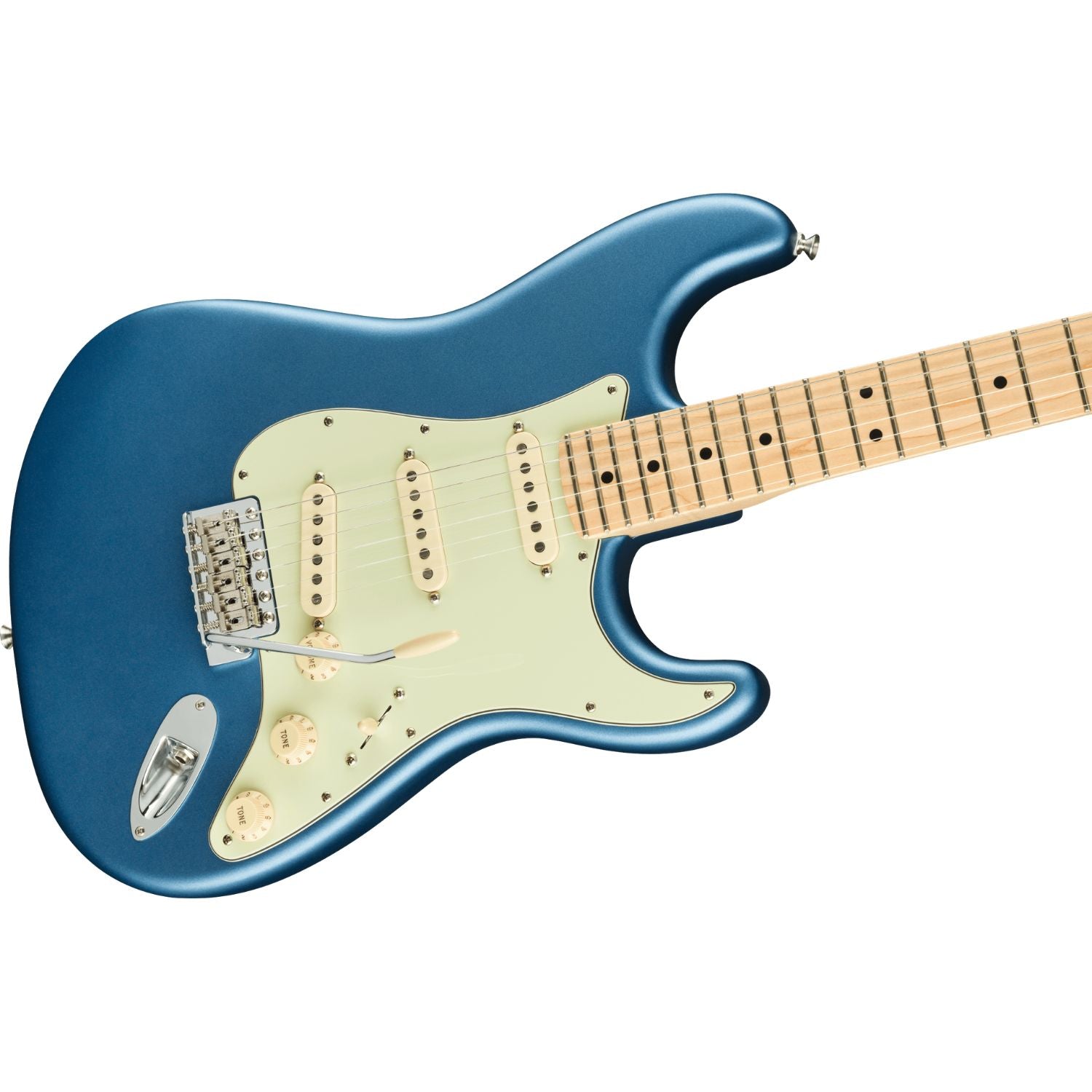 Fender Electric Guitars Satin Lake Placid Blue Fender American Performer Stratocaster Electric Guitar