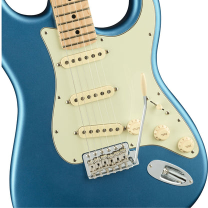 Fender Electric Guitars Satin Lake Placid Blue Fender American Performer Stratocaster Electric Guitar