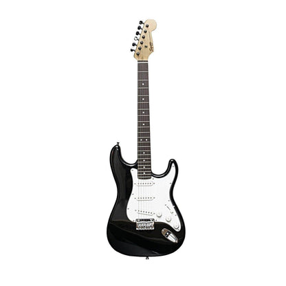 fender electric guitars single / black fender squier mm stratocaster 6-string electric guitar   