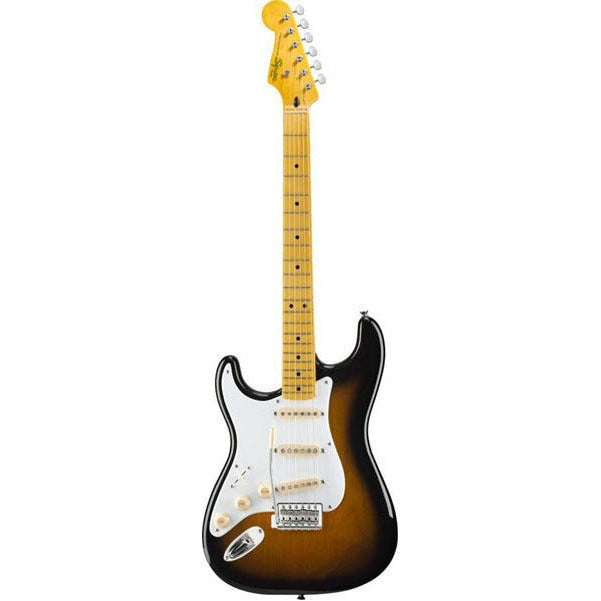 fender electric guitars squier by fender classic vibe stratocaster '50s, left handed, maple fretboard - 2-tone sunburst