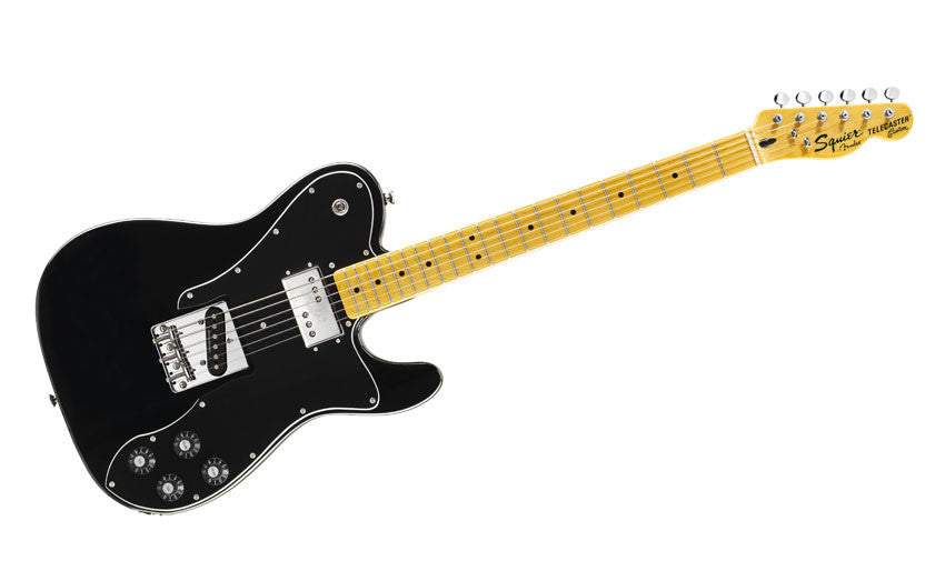 Fender Electric Guitars Squier Vintage Modified Telecaster Custom Electric Guitar - Black