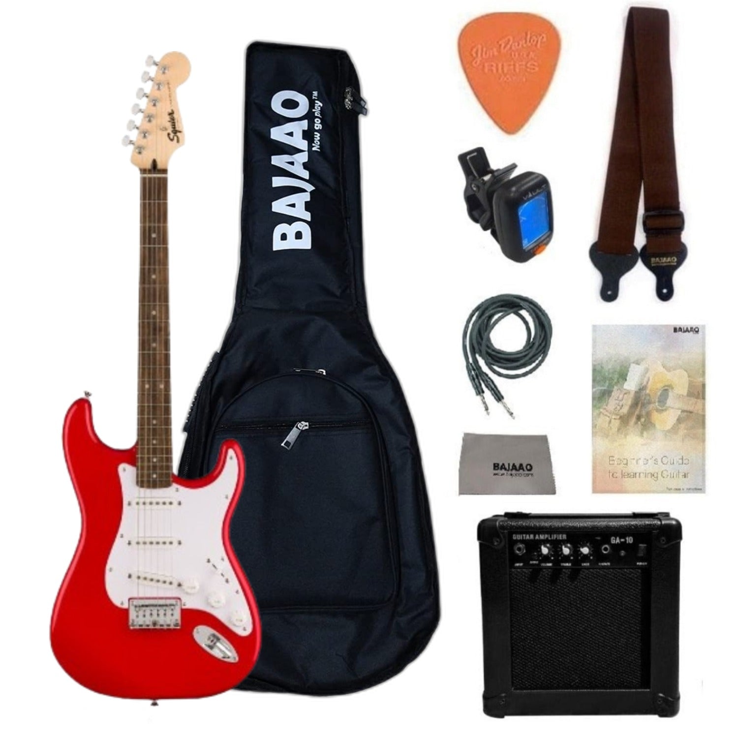 Fender Electric Guitars Torino Red / Indian Laurel / Pro Fender Squier Sonic Stratocaster HT 6 String Electric Guitar