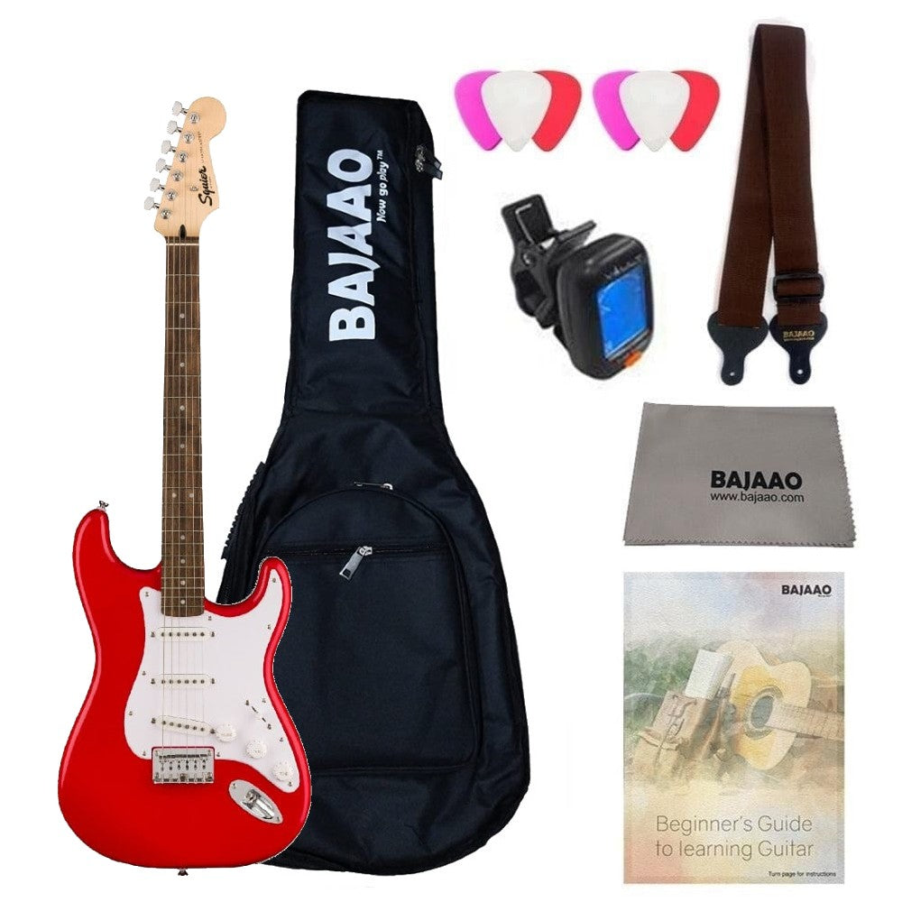 Fender Electric Guitars Torino Red / Indian Laurel / Standard Fender Squier Sonic Stratocaster HT 6 String Electric Guitar
