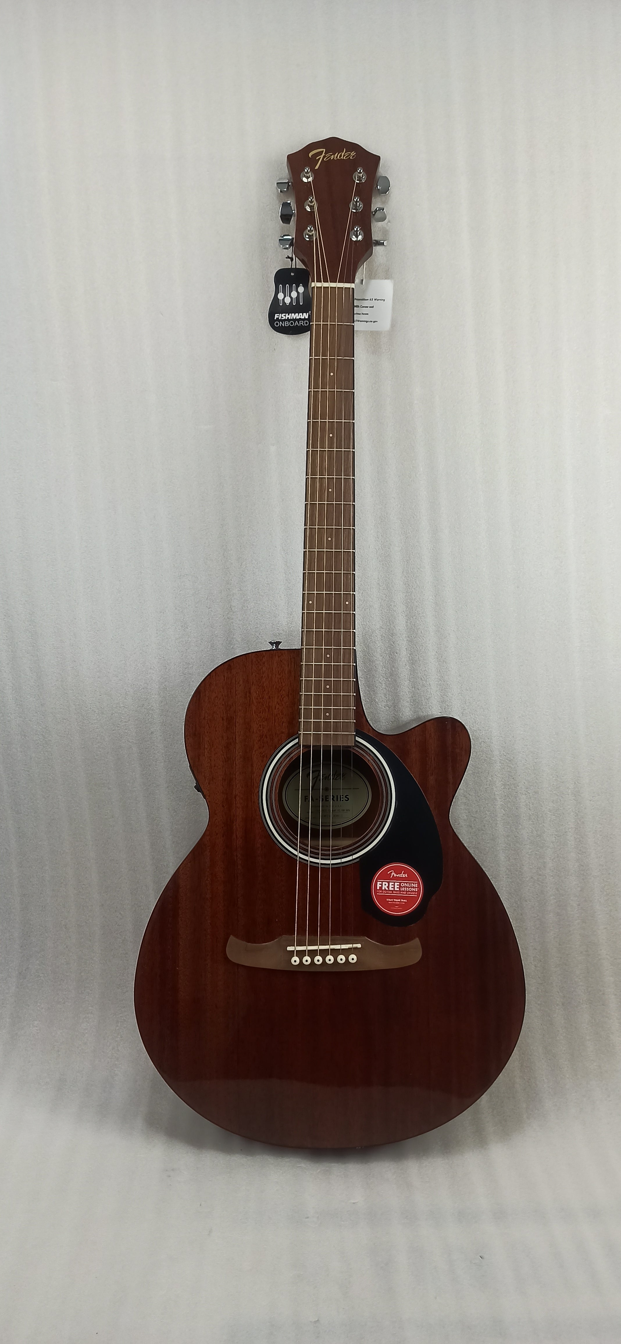 Fender Electro Acoustic Guitars 2.02501E+11 Fender FA-135CE Concert V2 Electro Acoustic Guitar - Natural Mahogany - Open Box