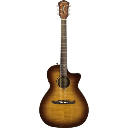 Fender Electro Acoustic Guitars 3 Tone Tea Burst Fender FA-345CE Auditorium Electro Acoustic Guitar