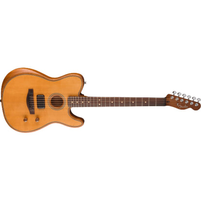Fender Electro Acoustic Guitars Aged Natural Fender Acoustasonic Standard Telecaster 6 String Electro Acoustic Guitar