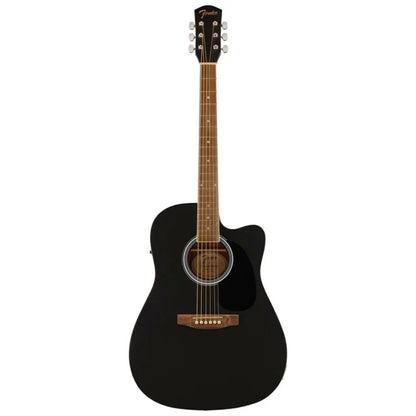 Fender Electro Acoustic Guitars Black Fender FA-25CE Dreadnought 6 String Electro Acoustic Guitar
