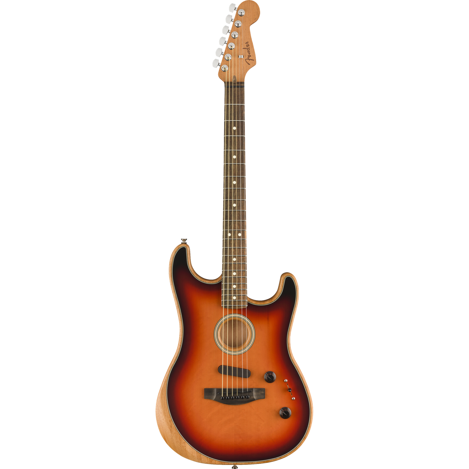 Fender Electro Acoustic Guitars Fender Acoustasonic Stratocaster 6-Strings Electro Acoustic Guitar With Gig Bag