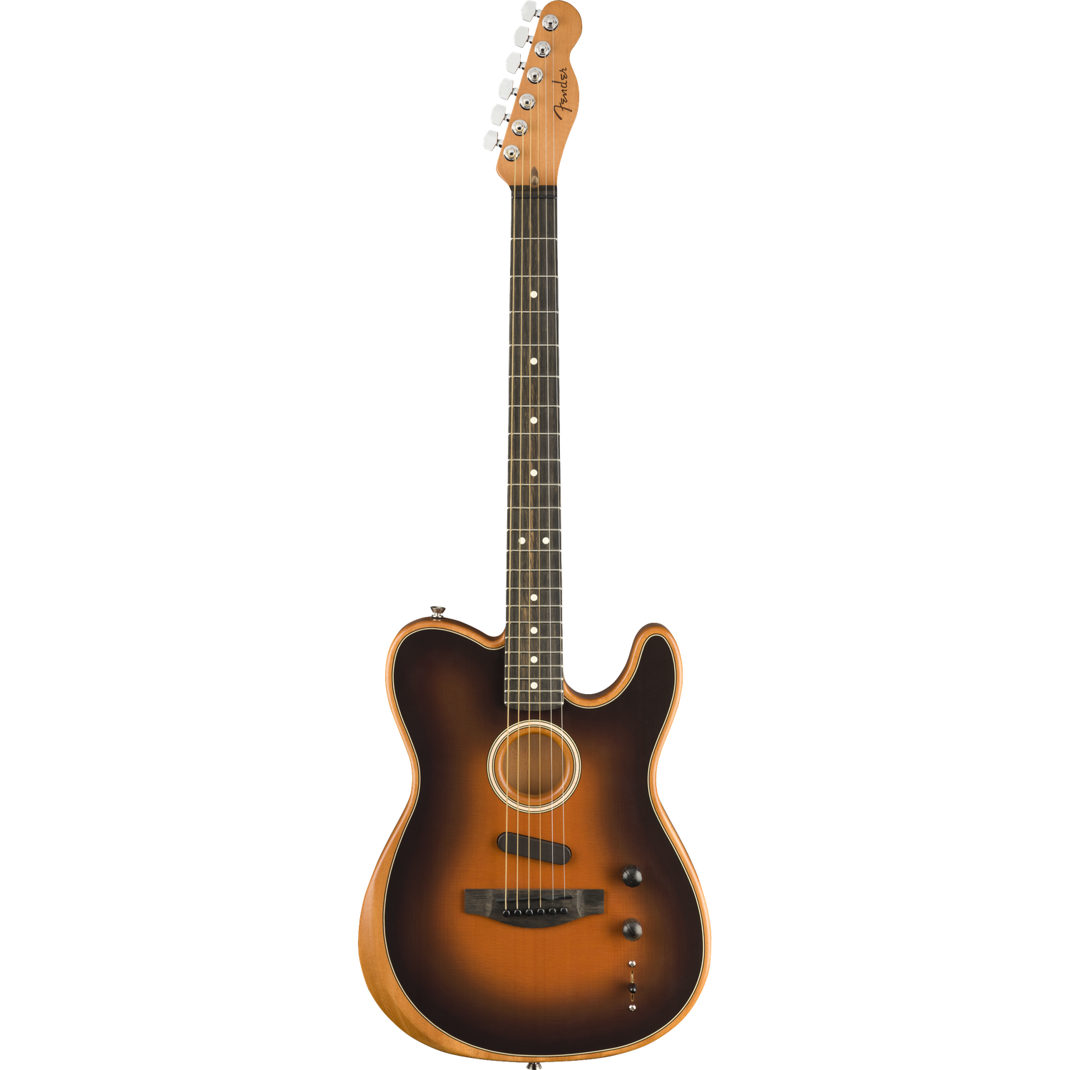 Fender Electro Acoustic Guitars Fender American Acoustasonic Telecaster 6 String Electro Acoustic Guitar