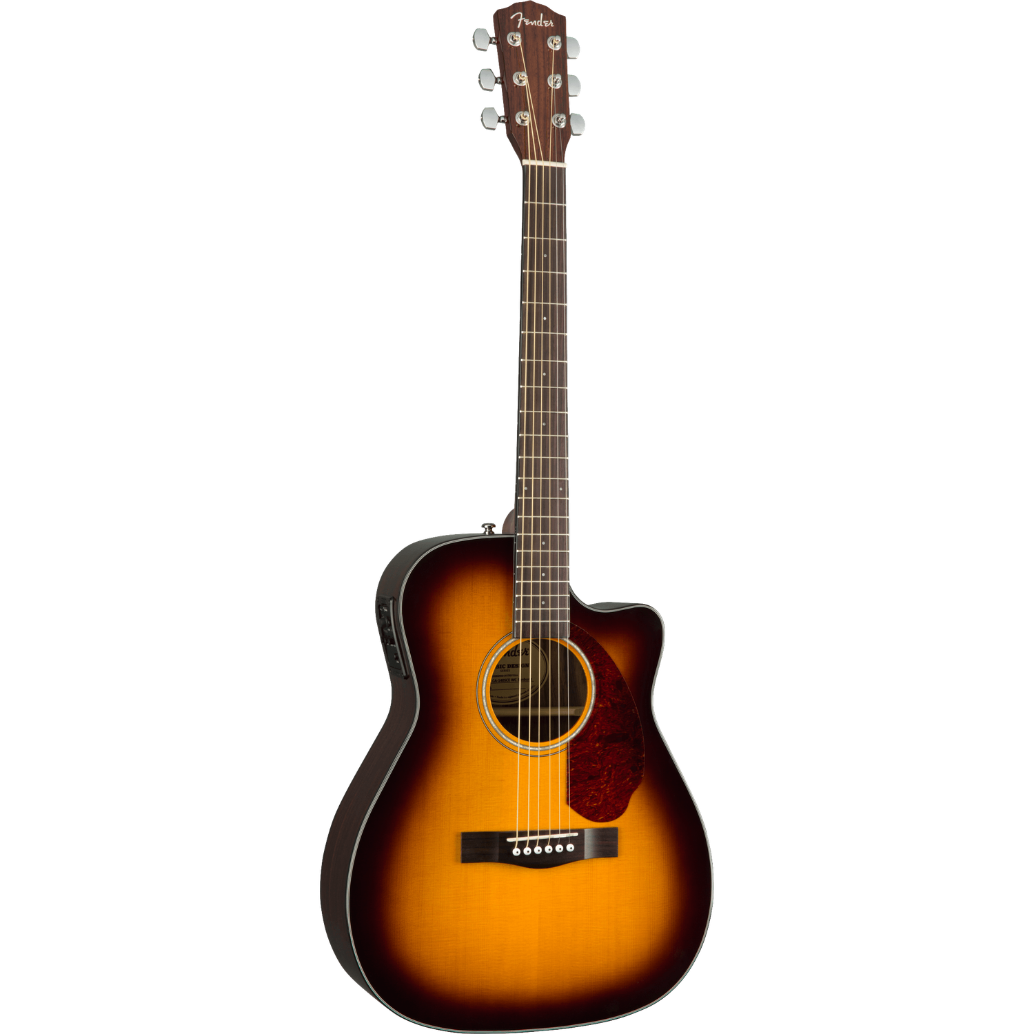 Fender Electro Acoustic Guitars Fender CC-140SCE Concert Electro-Acoustic Guitar with Case