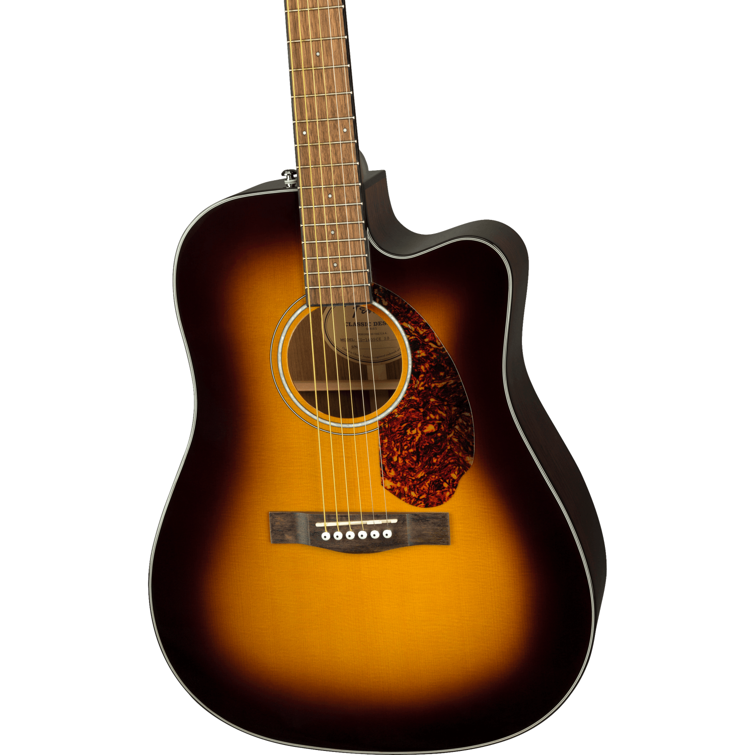 Fender Electro Acoustic Guitars Fender CD-140SCE Electro-Acoustic Guitar with Case 