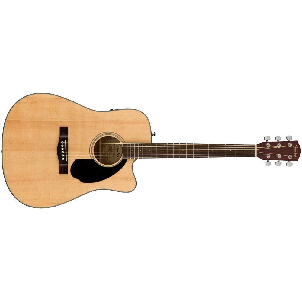 fender electro acoustic guitars fender cd-60sce dreadnought electro-acoustic guitar - open box