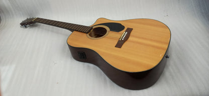 Fender Electro Acoustic Guitars Fender CD-60SCE Dreadnought Electro-Acoustic Guitar - Open Box B Stock 