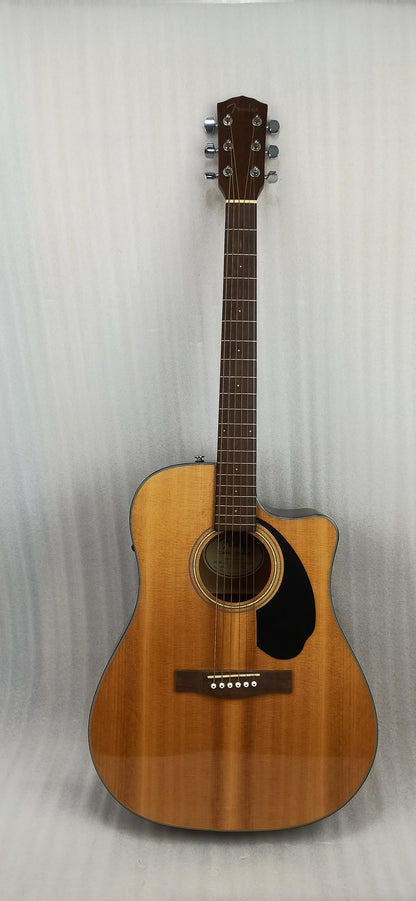 Fender Electro Acoustic Guitars Fender CD-60SCE Dreadnought Electro-Acoustic Guitar - Open Box B Stock 
