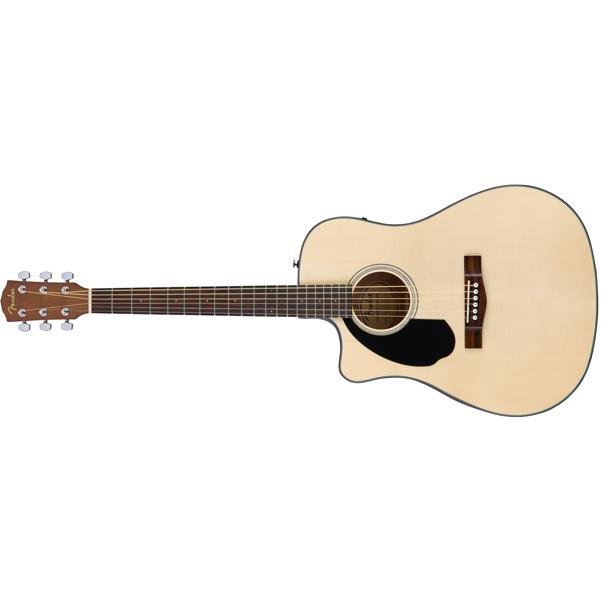 Fender Electro Acoustic Guitars Fender CD-60SCE Left Handed Electro Acoustic Guitar - Natural