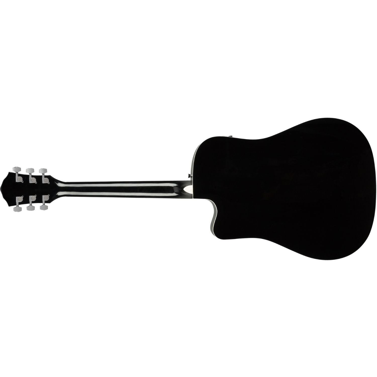 Fender Electro Acoustic Guitars Fender FA-125CE Dreadnought Cutaway Electro Acoustic Guitar #color_black,type_bundle