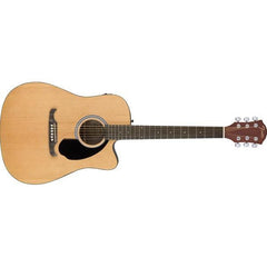Fender Electro Acoustic Guitars Fender FA-125CE Dreadnought Electro Acoustic Guitar with Dust Cover, Strap, Picks ,Polishing Cloth & Ebook