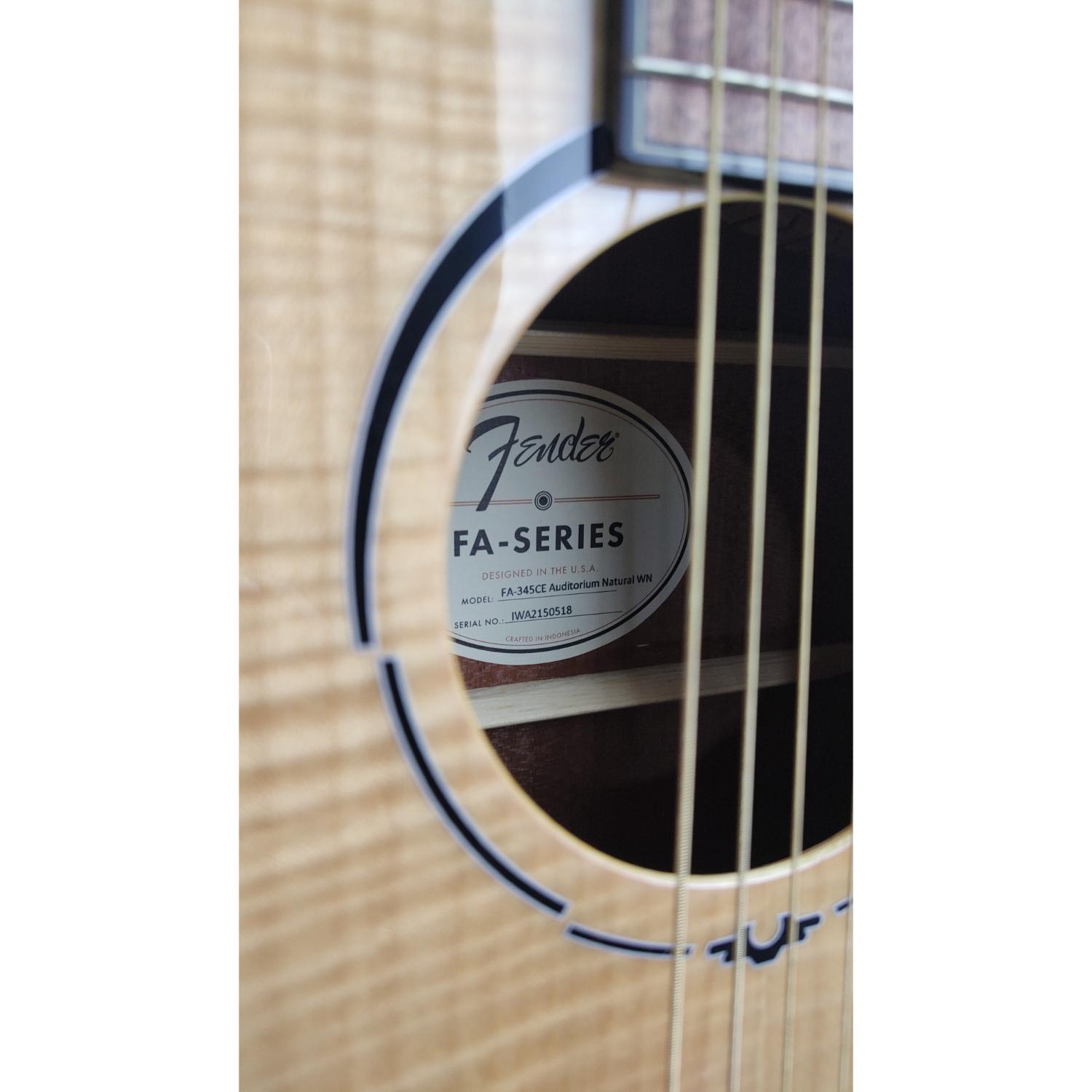 Fender Electro Acoustic Guitars Fender FA-345CE Auditorium Electro Acoustic Guitar - Open Box