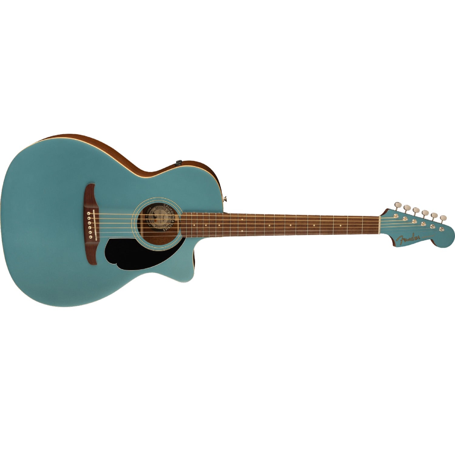 Fender Electro Acoustic Guitars Fender Newporter Player 6 String Electro Acoustic Guitar#color_tidepool