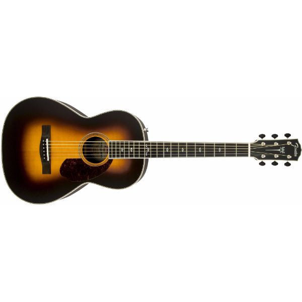 fender electro acoustic guitars fender paramount pm-2 deluxe parlor acoustic-electric guitar