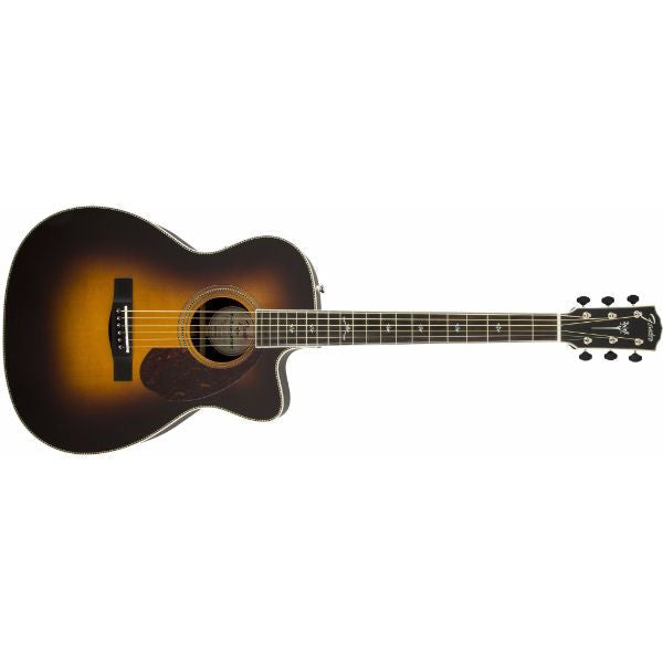 Fender Electro Acoustic Guitars Fender Paramount PM-3 Deluxe Triple 0 Acoustic-Electric Guitar